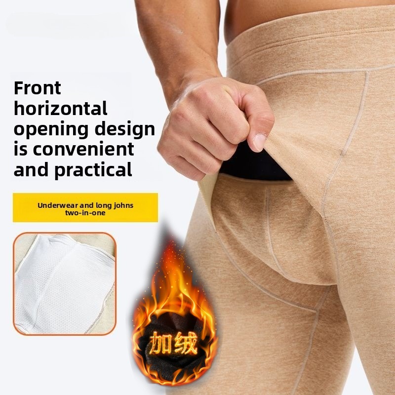 Men Trousers Thermal Pants Dou - Thermal Long John ulasan dan harga